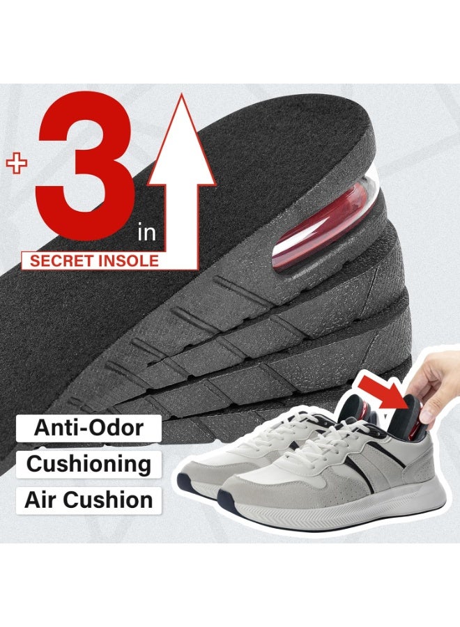 KITCHENOO Height Increase Insoles 4-Layer Air up Shoe Lifts Elevator Shoes Insole -7.5 cm (3 inches) Heels Lift Inserts for Men and Women - Image 5
