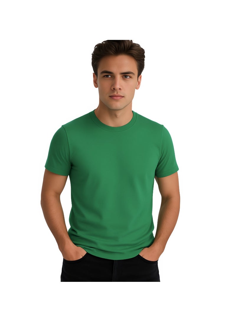 برينت شوب فور مي تي شيرت رجالي برقبة مستديرة للكبار 170 جرامًا في المتر المربع من القطن الخالص الألوان الأساسية - Image 2