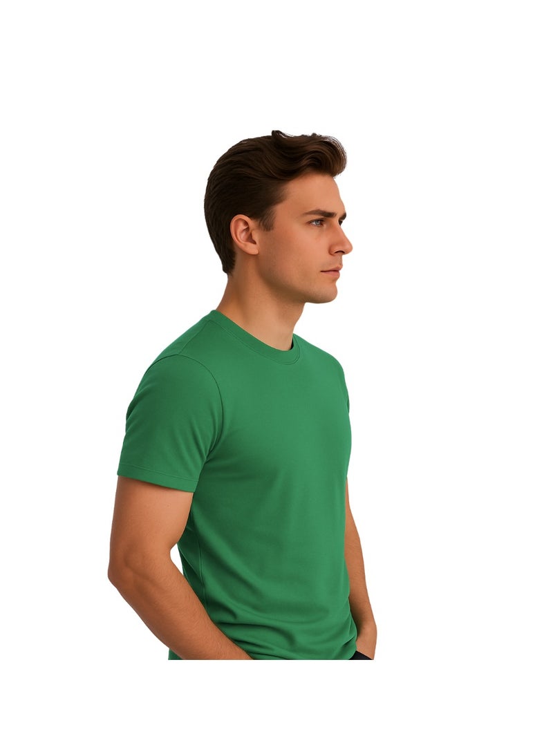 برينت شوب فور مي تي شيرت رجالي برقبة مستديرة للكبار 170 جرامًا في المتر المربع من القطن الخالص الألوان الأساسية - Image 4