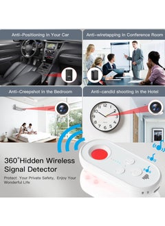SYOSI Hidden Camera Detectors, Anti Spy Detectors, Bug Sweeper Detector, Hidden Devices Detector, Spy Camera Detector, GPS Tr a c k er Detector, RF Wireless Signal Scanner for Home Office Travel  - Image 3