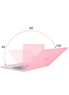 Generic MacBook Pro 13 inch Case 2023 2022 /2021 /2016 M2 M1 A2338 A2251 A2289 A2159 A1989 A1708 A1706 Plastic Hard Shell Case & Keyboard Cover Skin Pink  - Image 3
