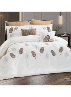 hours comforter set with soft silky fabric 100% cotton and a modern and distinctive pattern that satisfies all tastes 8 pieces king size