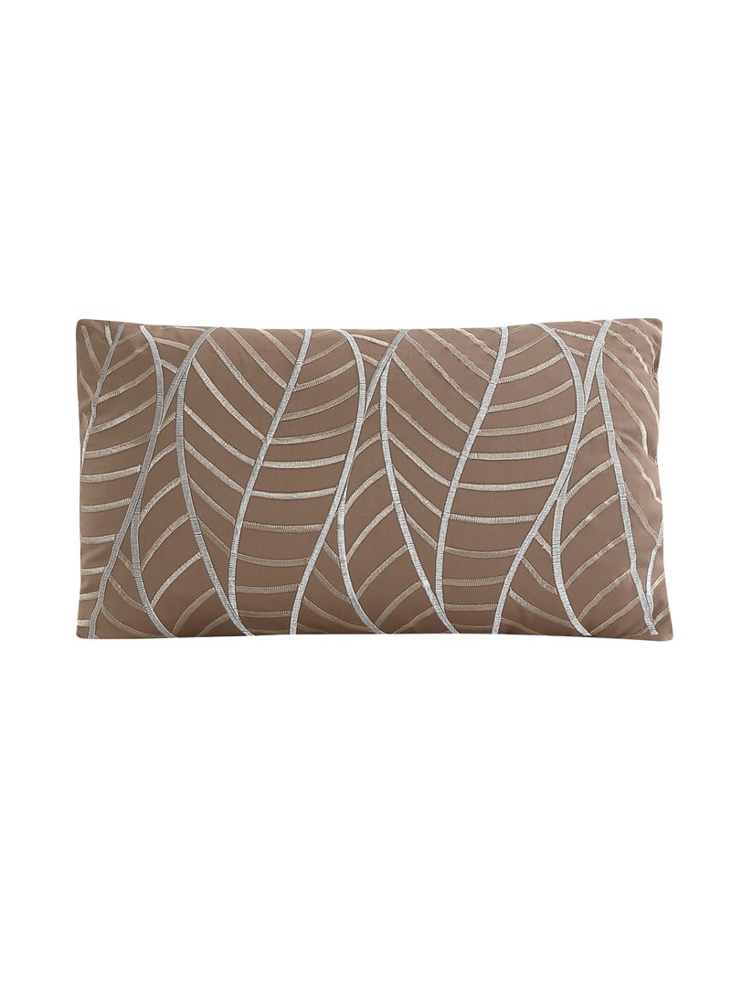Hours - hours comforter set with soft silky fabric 100% cotton and a modern and distinctive pattern that satisfies all tastes 8 pieces king size - Image 1