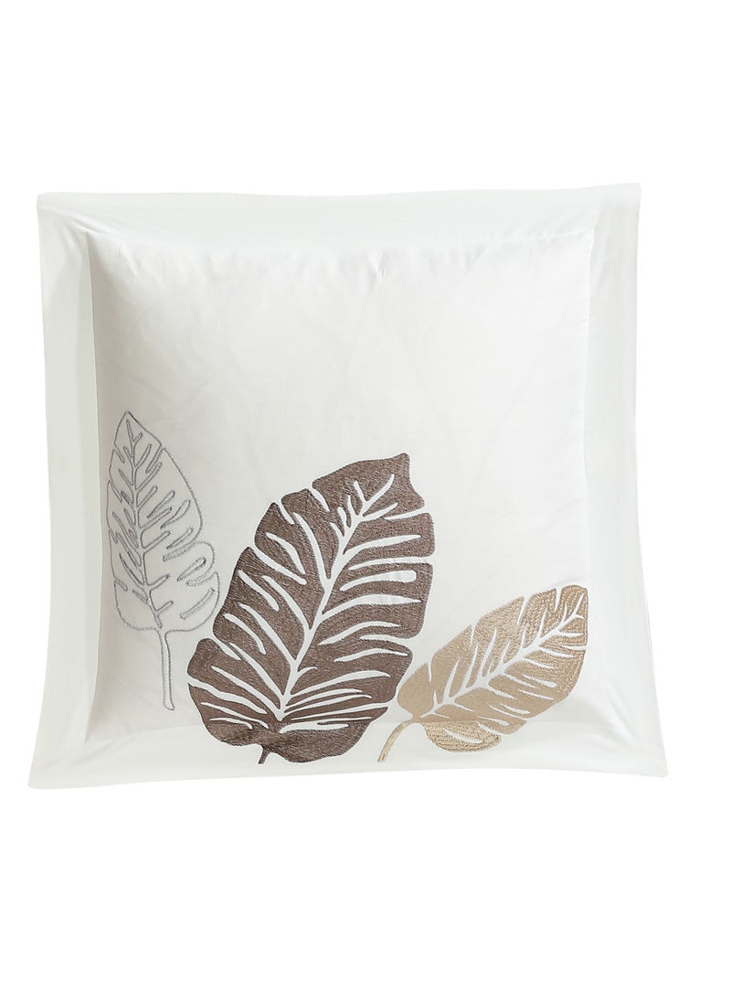 Hours - hours comforter set with soft silky fabric 100% cotton and a modern and distinctive pattern that satisfies all tastes 8 pieces king size - Image 1