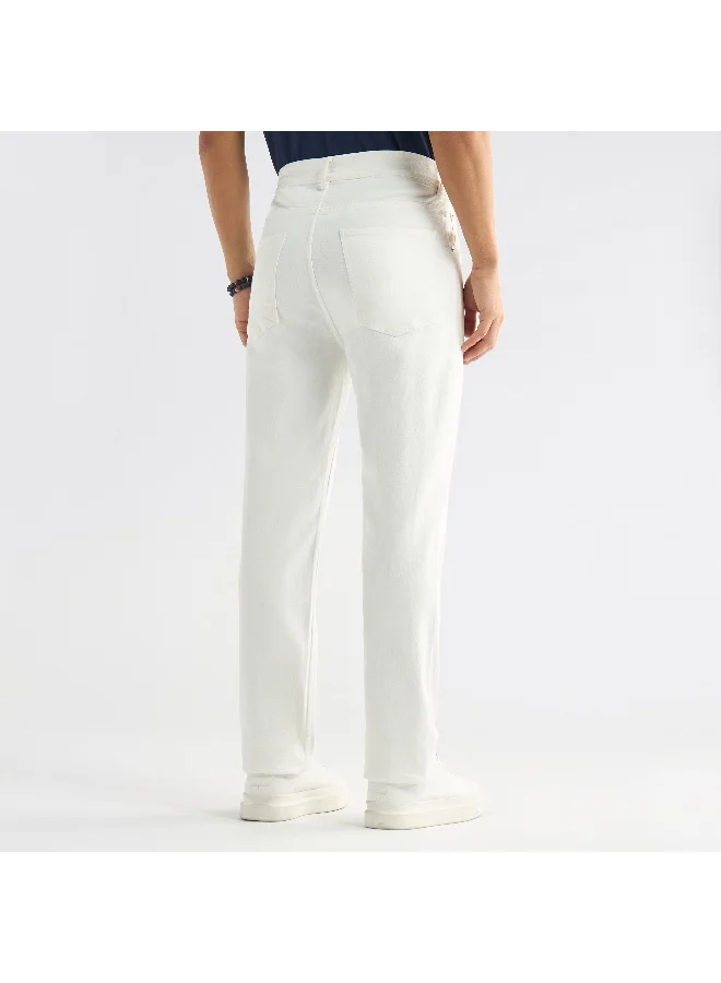 Splash FAV Regular Fit Pants with Flexi Waist and Pockets