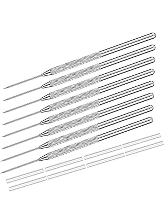 8 Pcs Ceramic Clay Needle Tools Kit for Pottery Sculpting Carving and Detailing - Image 1