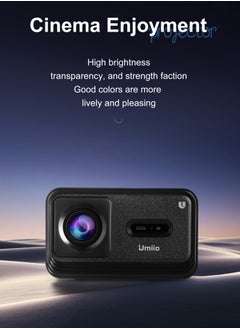 Umiio Smart Home Theater 4K Projector 5G WiFi and Bluetooth Projector for Movies and Game 1200ANSI Brightness Zoomable 50-150 Inch Compatible HDMI/USB/AV/Audio/iOS/Android  - Image 2