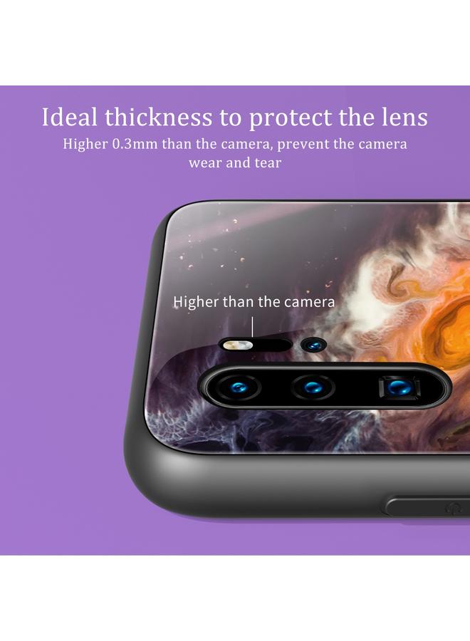 S-TOP Case For Huawei P30 Pro Marble Pattern Glass Protective Case - Image 5