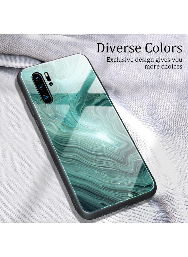S-TOP Case For Huawei P30 Pro Marble Pattern Glass Protective Case - Image 2