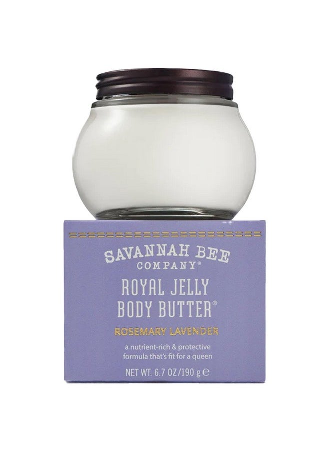 Savannah Bee Company Savannah Bee Company Royal Jelly Body Butter ROSEMARY LAVENDER 6.7 Ounce  - Image 1