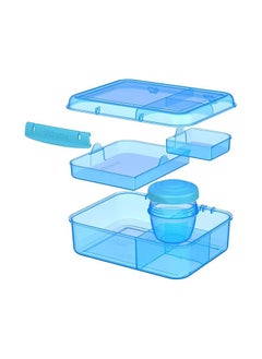 sistema Sistema 1.25L Bento Cube Lunch Box - Blue  - Image 4