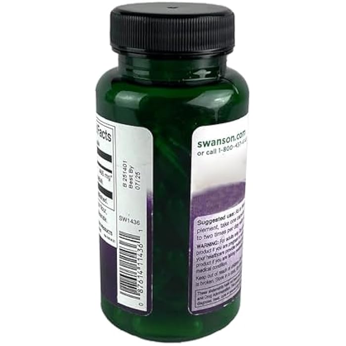 Swanson Catuaba Bark - Supports Endurance & Stamina for Men & Women - Herbal Supplement Promoting Natural Health & Wellness - (60 Capsules, 465 mg) - Image 4