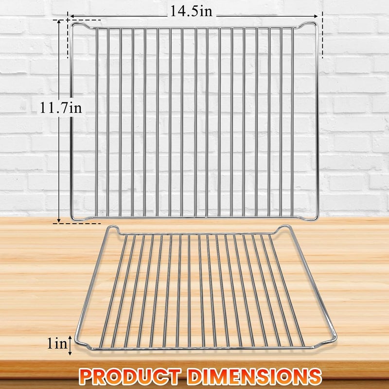 GWY رف سلكي لقلاية الهواء لطراز Cuisinart TOA-95، 14.5''*11.7''، سلة ستانلس ستيل، ملحقات قطع غيار بديلة، آمنة للغسالة - Image 2