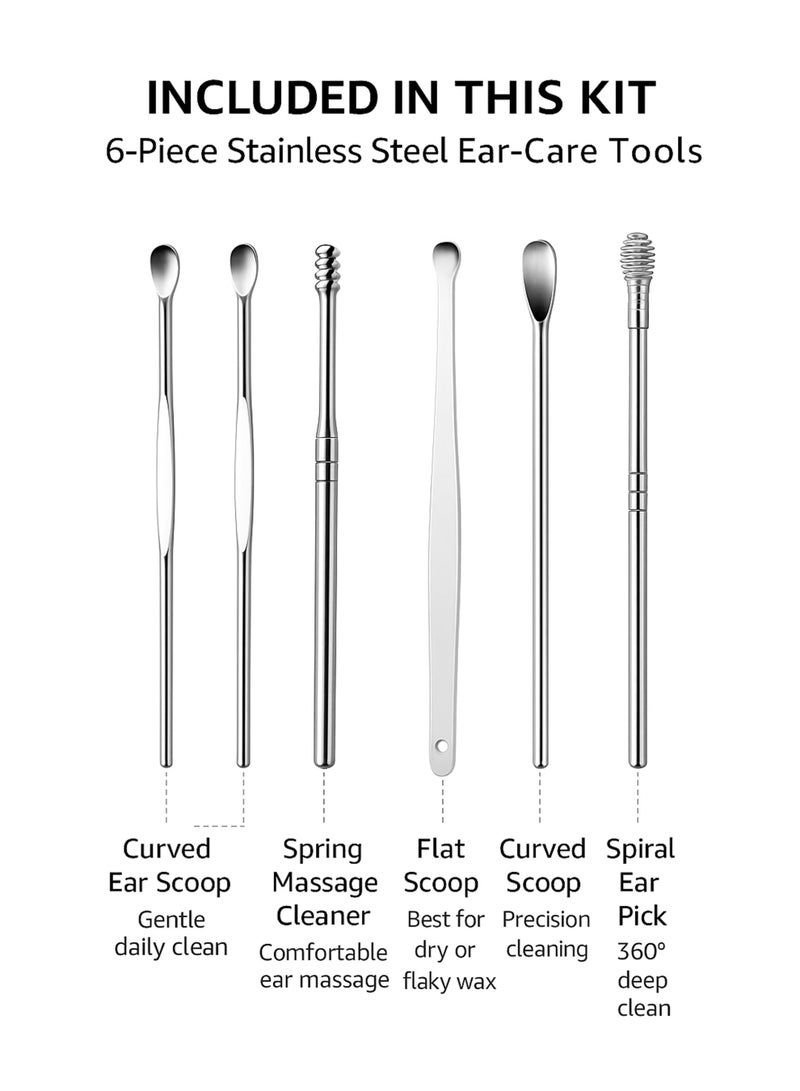 MANICURE Nail Clipper Set 12-Piece Stainless Steel Manicure Pedicure Kit with Anti-Splash Clippers, Glass File, Ear Tools & Beige Case for Men Women - Image 4