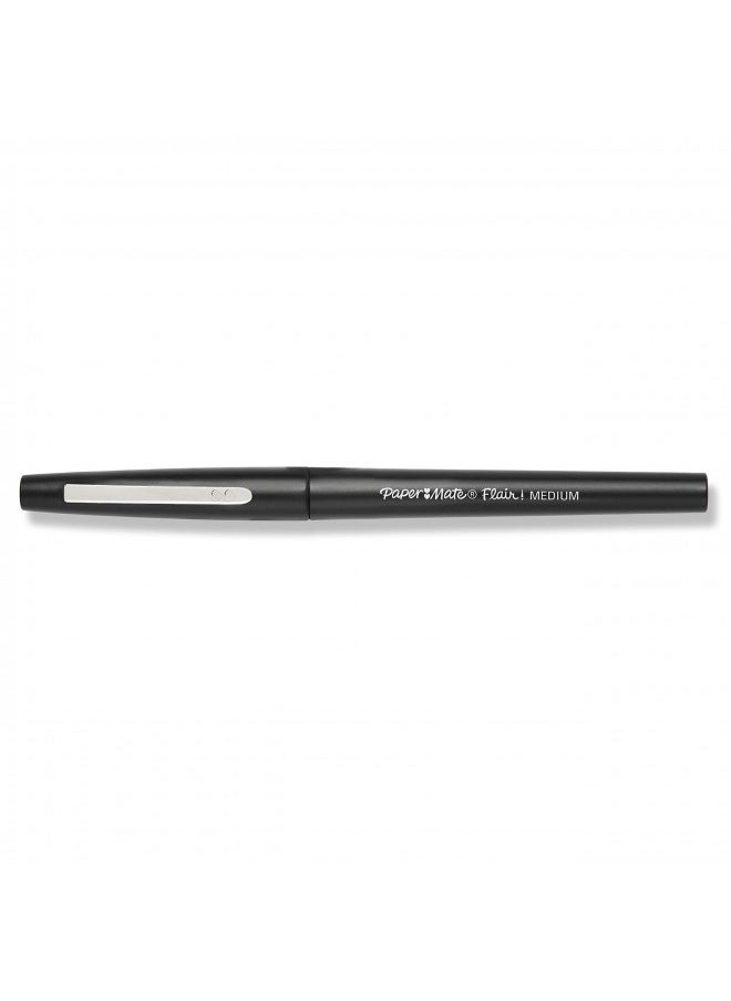 Paper Mate Paper Mate Flair Point-Guard Porous Point Pens, 12 Black Pens.  - Image 2