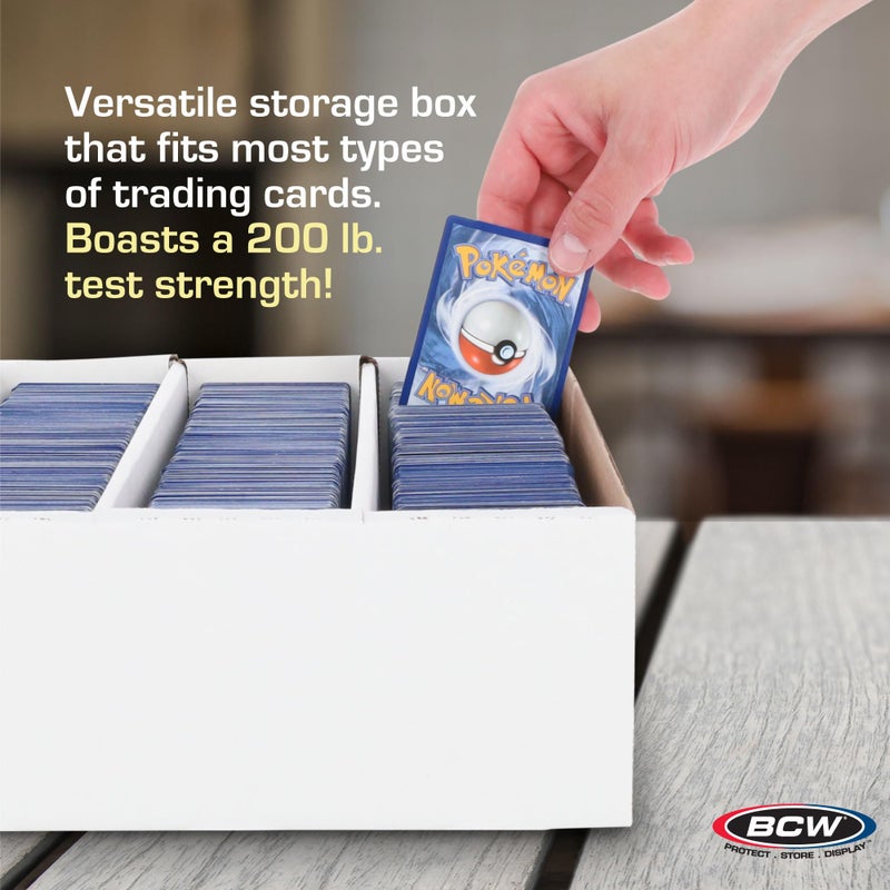 BCW Monster Box - 1ct Trading Card Storage Box | Holds 3200 Cards | Sports & Trading Card Storage - Image 5