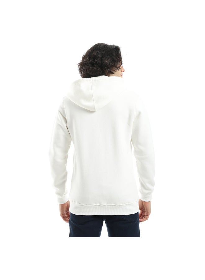 Andora Inner Fleeced For Everyday Use Hooded Zipper Closure Jacket _ White - Image 3