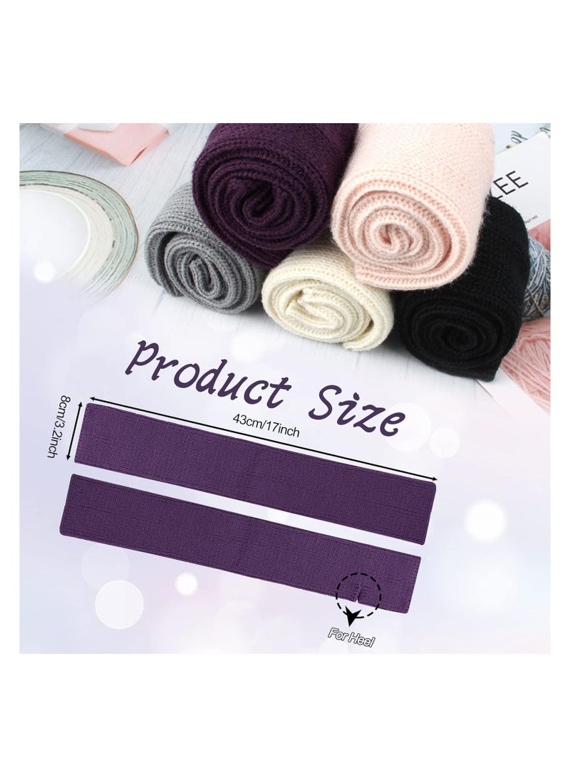 Bukela Leg Warmers For Women, 2 Pairs Winter Ribbed Knit Leg Warmers 80s Toeless Ballet Leg Warmers For Girls Dance Yoga, Dance Leg Sleeves Sports Protective Leg Warmers Foot Warm Yoga Socks  - Image 3