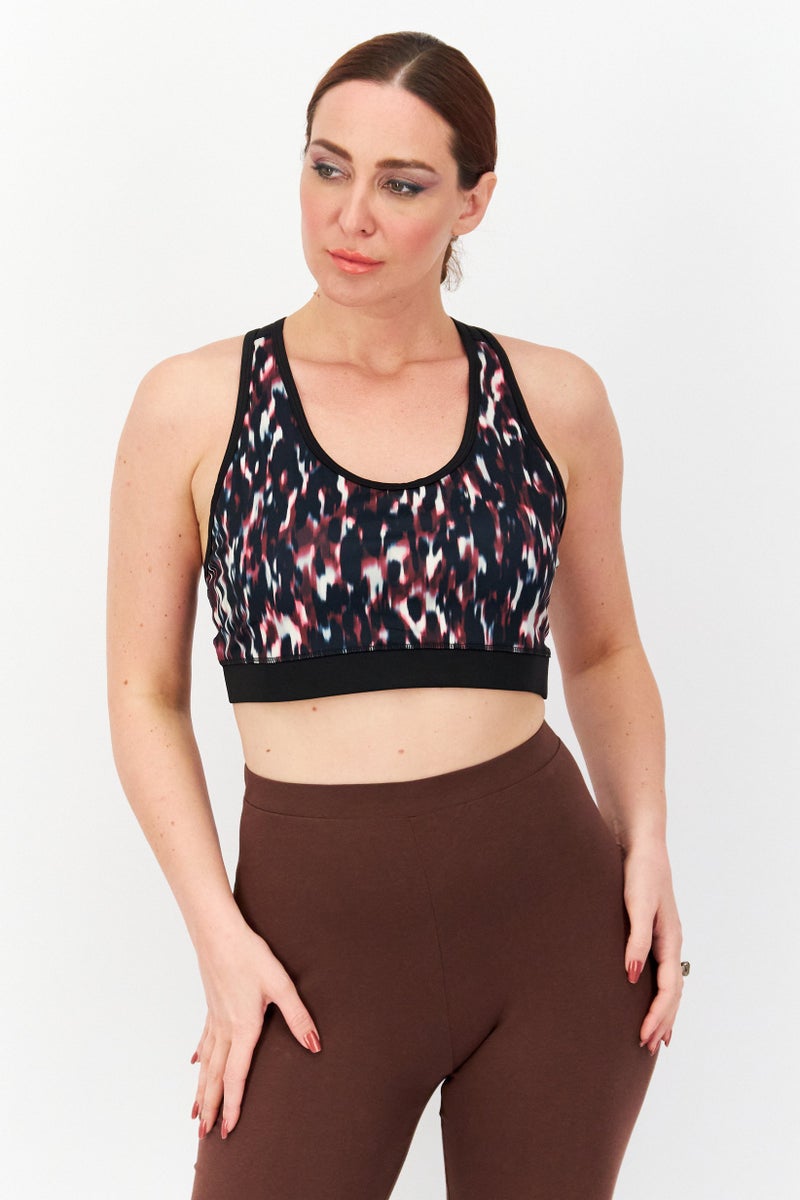 DOROTHY PERKINS Women Sportswear Fit Sleeveles Training Tops, Black Combo  - Image 1