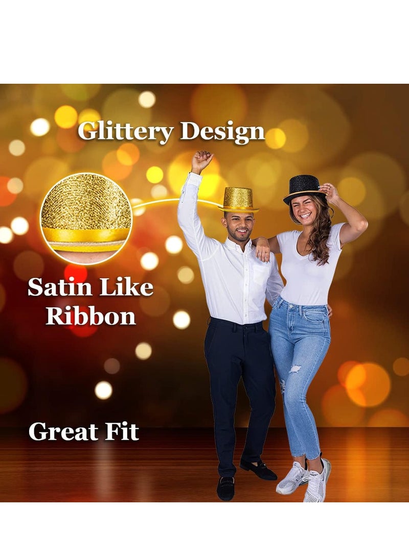 Dress Up Top Hats for Adults Circus Show Cowboy Shiny Tuxedo Men and Women Costume Father’s Day Formal Party  - Image 2