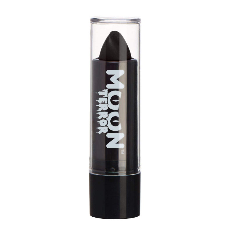 Moon Terror Moon Terror Halloween Lipstick Midnight Black  SFX Make up Special Effects Make up  017oz 