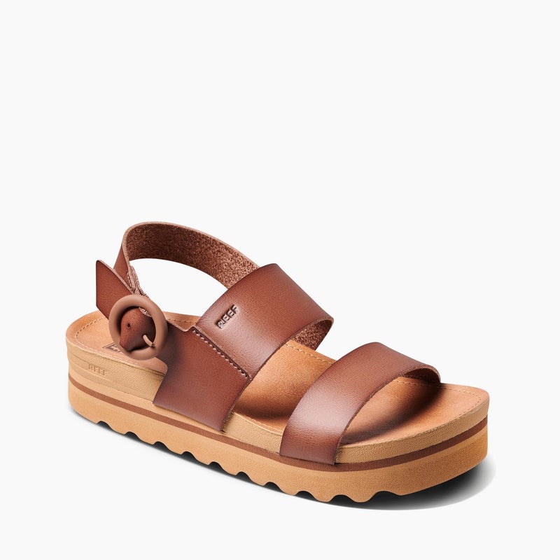 Reef Vista Hi Buckle Womens Platform Fashion Sandal, Arch Support, Ultra Soft Cushion Footbed, Espresso, 10 - Image 2