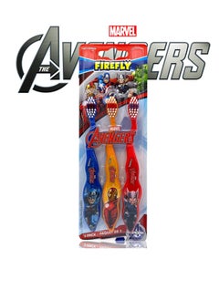 Firefly Marvel Avengers Superheroes Soft Bristle Manual Toothbrush Value Set 3 Count, Kids Friendly Designed Grip, Perfect Gifts for Boys Girls by Firefly (Style May Vary)  - Image 2