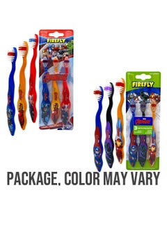 Firefly Marvel Avengers Superheroes Soft Bristle Manual Toothbrush Value Set 3 Count, Kids Friendly Designed Grip, Perfect Gifts for Boys Girls by Firefly (Style May Vary)  - Image 3