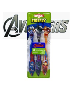 Firefly Marvel Avengers Superheroes Soft Bristle Manual Toothbrush Value Set 3 Count, Kids Friendly Designed Grip, Perfect Gifts for Boys Girls by Firefly (Style May Vary)  - Image 4