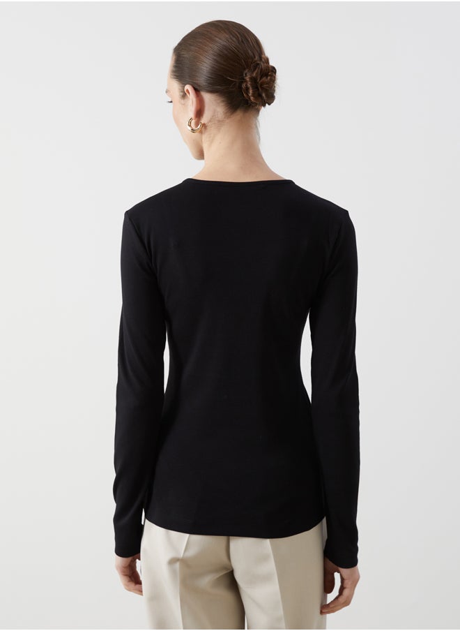 LC WAIKIKI Women's Crew Neck Bodysuit  - Image 4