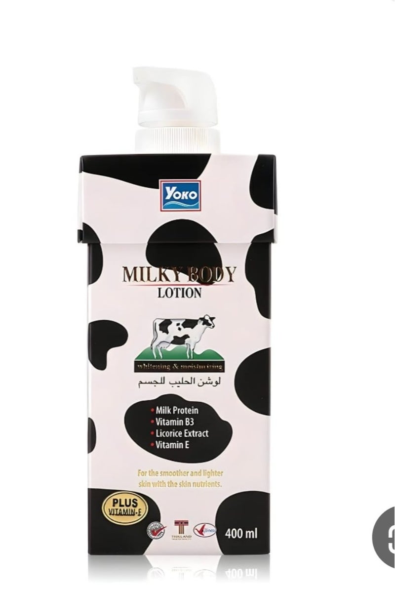 YOKO Milky Body Lotion for Lightening and Moisturizing the Body 400ml