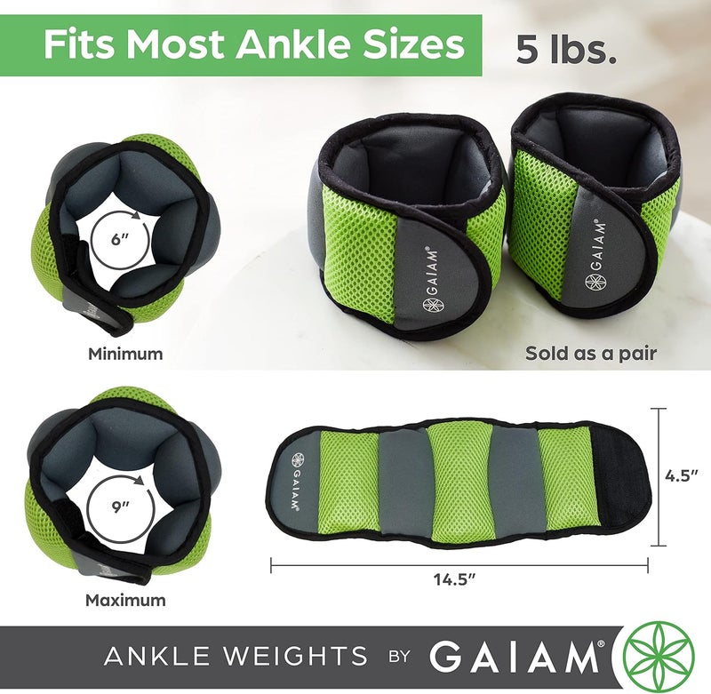 Gaiam Wrist and Ankle Weights, - Image 2