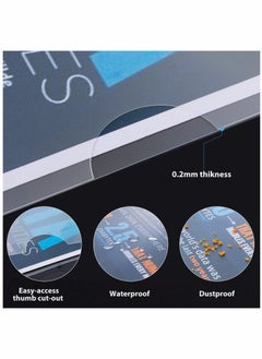 Generic 20 Pcs Plastic Clear Document Folders, Waterproof A4 L-Type Transparent Pockets, Document Covers for Office  - Image 4