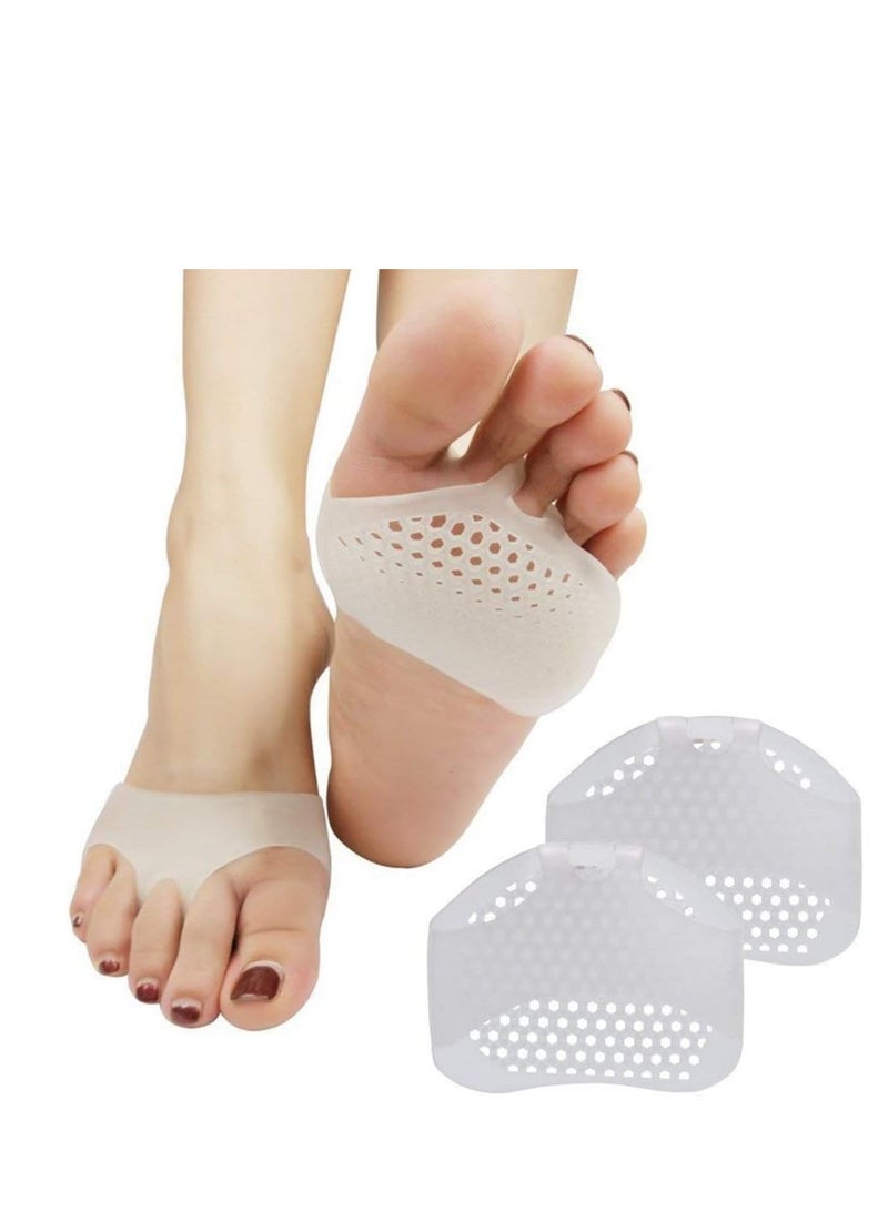 Metatarsal Pads, Ball of Foot Cushion (2 PCS) MATERIAL Forefoot Pads, Breathable & Soft Gel, Best for Diabetic Feet, Callus, Blisters, Forefoot Pain - Image 1