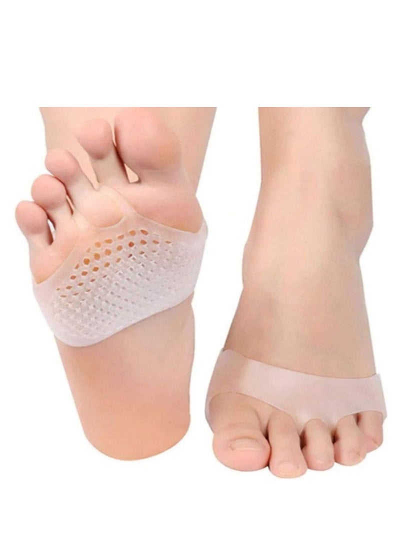 Metatarsal Pads, Ball of Foot Cushion (2 PCS) MATERIAL Forefoot Pads, Breathable & Soft Gel, Best for Diabetic Feet, Callus, Blisters, Forefoot Pain - Image 2