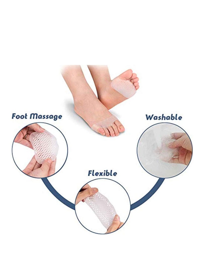 Metatarsal Pads, Ball of Foot Cushion (2 PCS) MATERIAL Forefoot Pads, Breathable & Soft Gel, Best for Diabetic Feet, Callus, Blisters, Forefoot Pain - Image 3