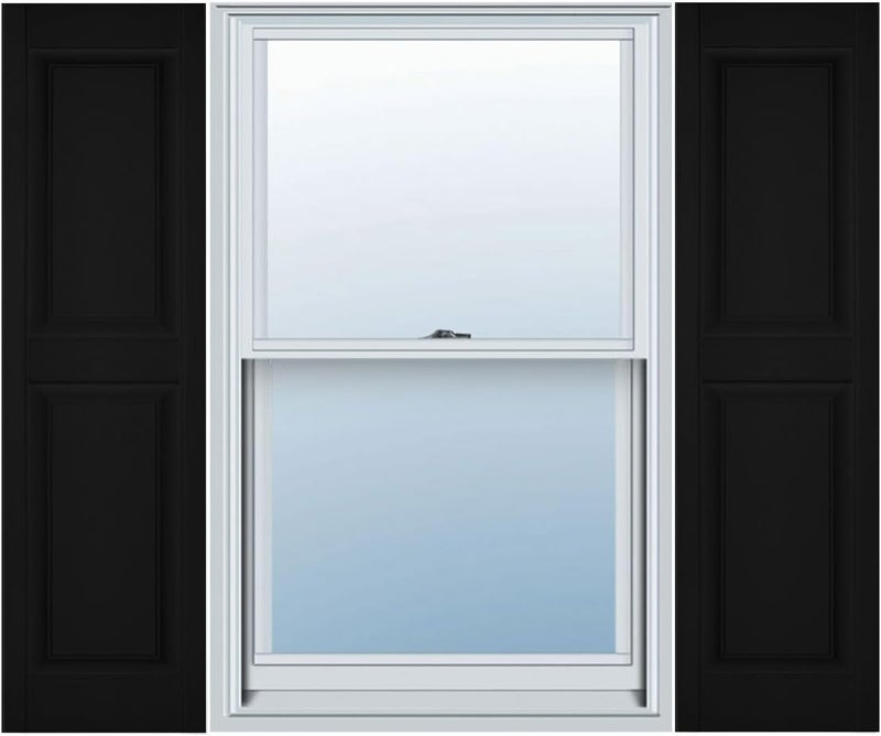 , Inc. 040140059002 Raised Panel Vinyl Shutters