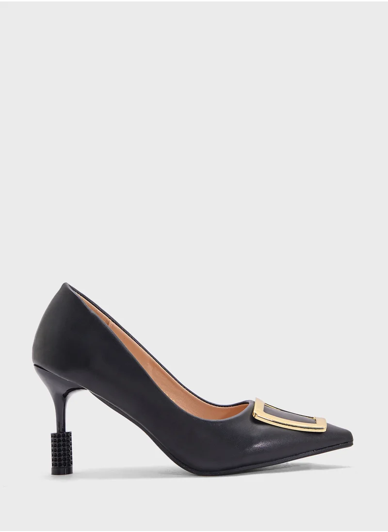 BR High Heel Pointed Pump
