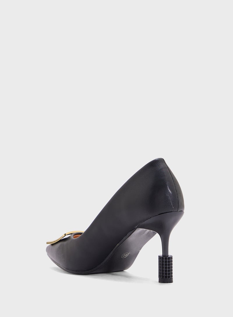 BR High Heel Pointed Pump - Image 3