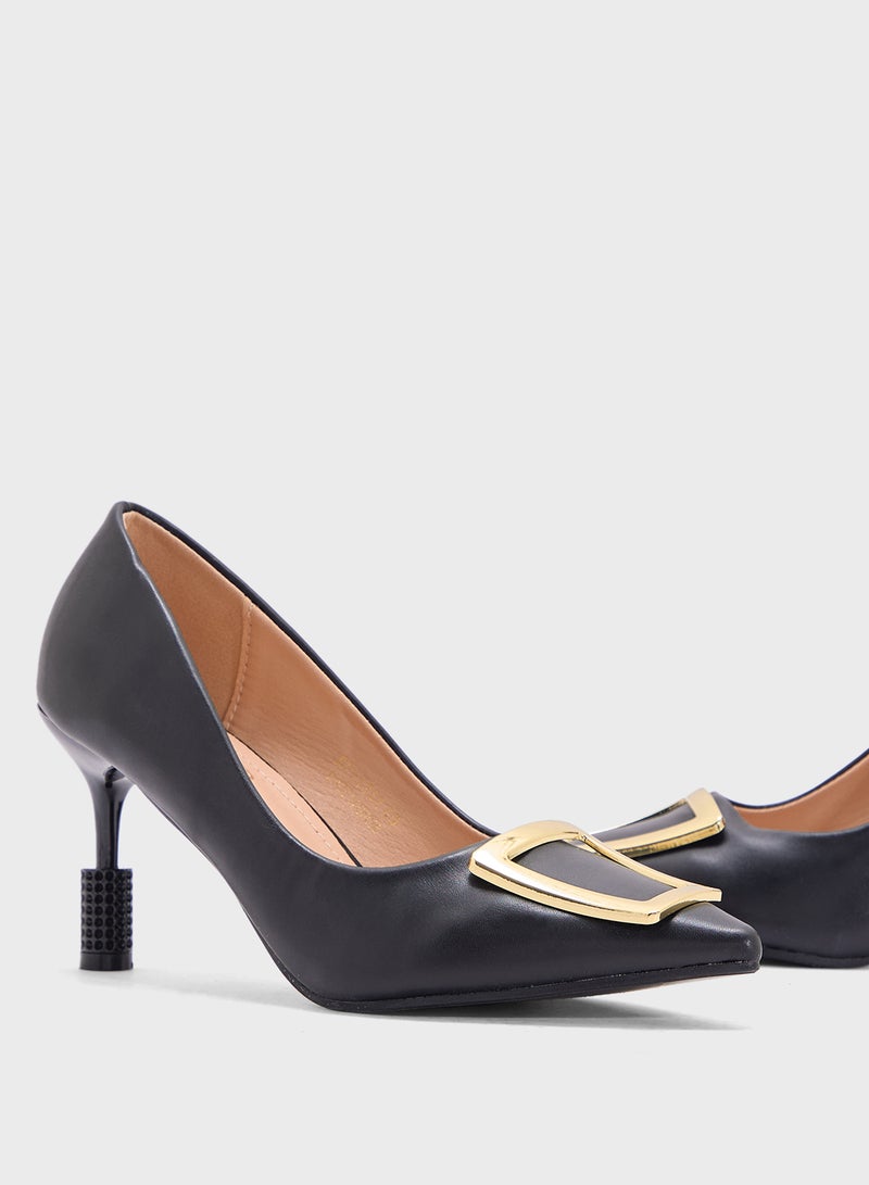 BR High Heel Pointed Pump - Image 4