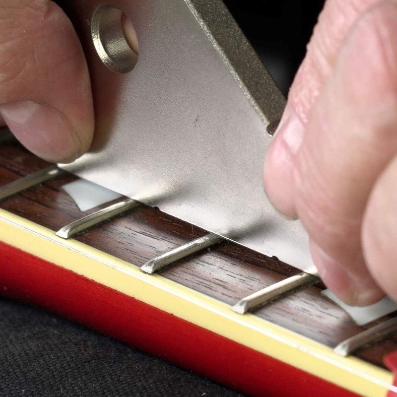 StewMac Store Fret Kisser Fret Leveling Tool, Quickly Spot Level a Single Guitar Fret (3771) - Image 3