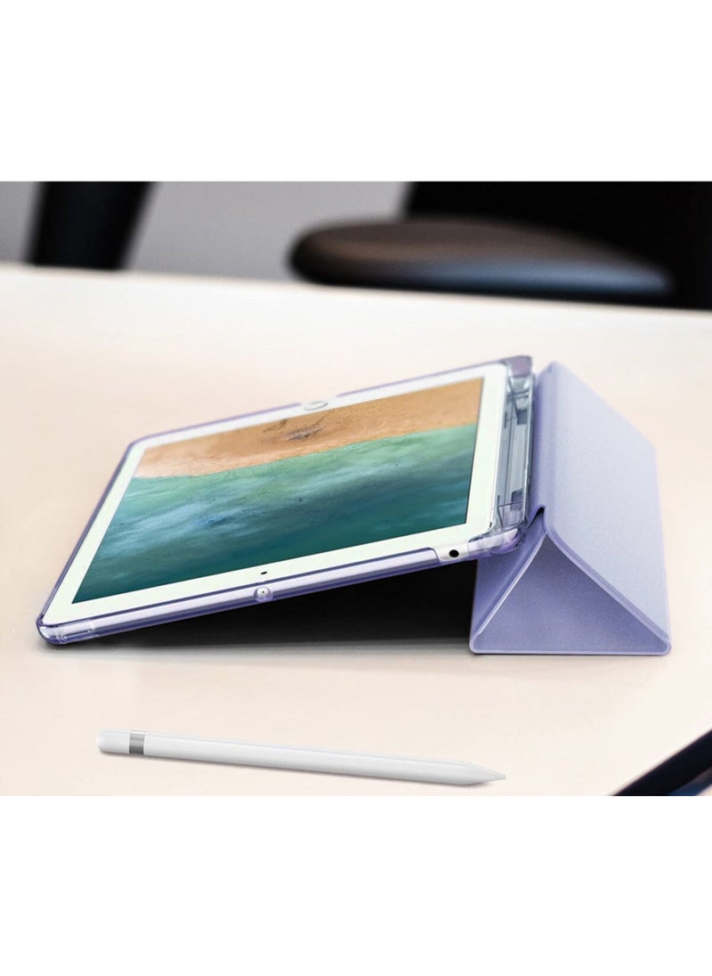 Nezih Case - Samsung Galaxy Tab S6 Lite Compatible Origami Pen Compartment Pu Leather Back Soft Silicone Case - Image 1