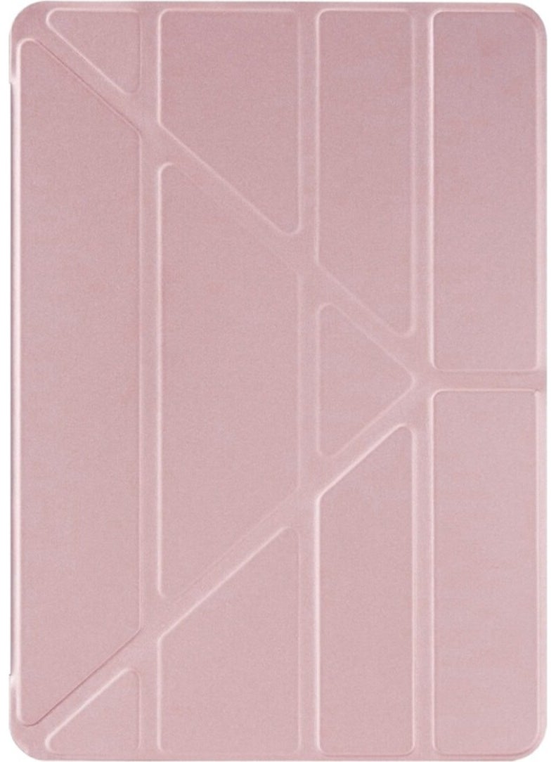 Nezih Case - Samsung Galaxy Tab S6 Lite Compatible Origami Pen Compartment Pu Leather Back Soft Silicone Case - Image 1