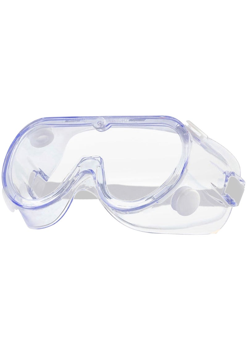 KSEIBI Rubber Goggle with Indirect Vent, "Clear, PVC, Versatile Eye Protection Equipment, for Construction Work, Woodworking, Metalworking, Laboratory Work, Cleaning and Janitorial Services.  - Image 1