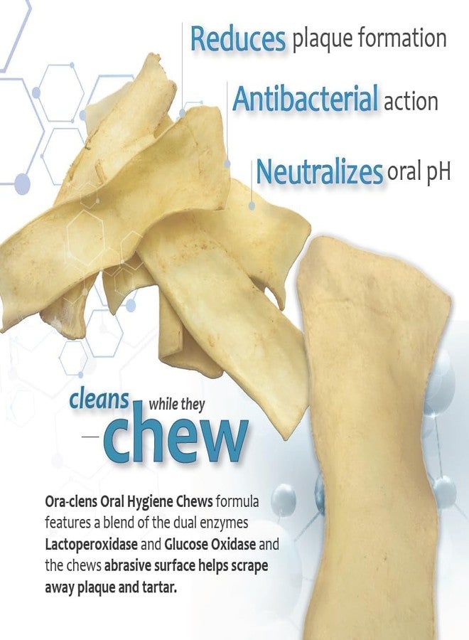 Ora-Clens Oral Hygiene Chews for Medium Dogs - Enzymatic Dental Treats for Daily Oral Care, Helps Clean Teeth & Freshen Breath, Supports Plaque & Tartar Control - 30 Chews (3 Pack) - Image 3