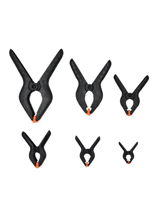 NIBEMINENT Plastic Spring Clip Black/Orange  - Image 3