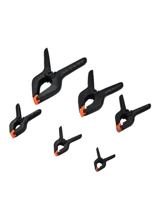 NIBEMINENT Plastic Spring Clip Black/Orange  - Image 2