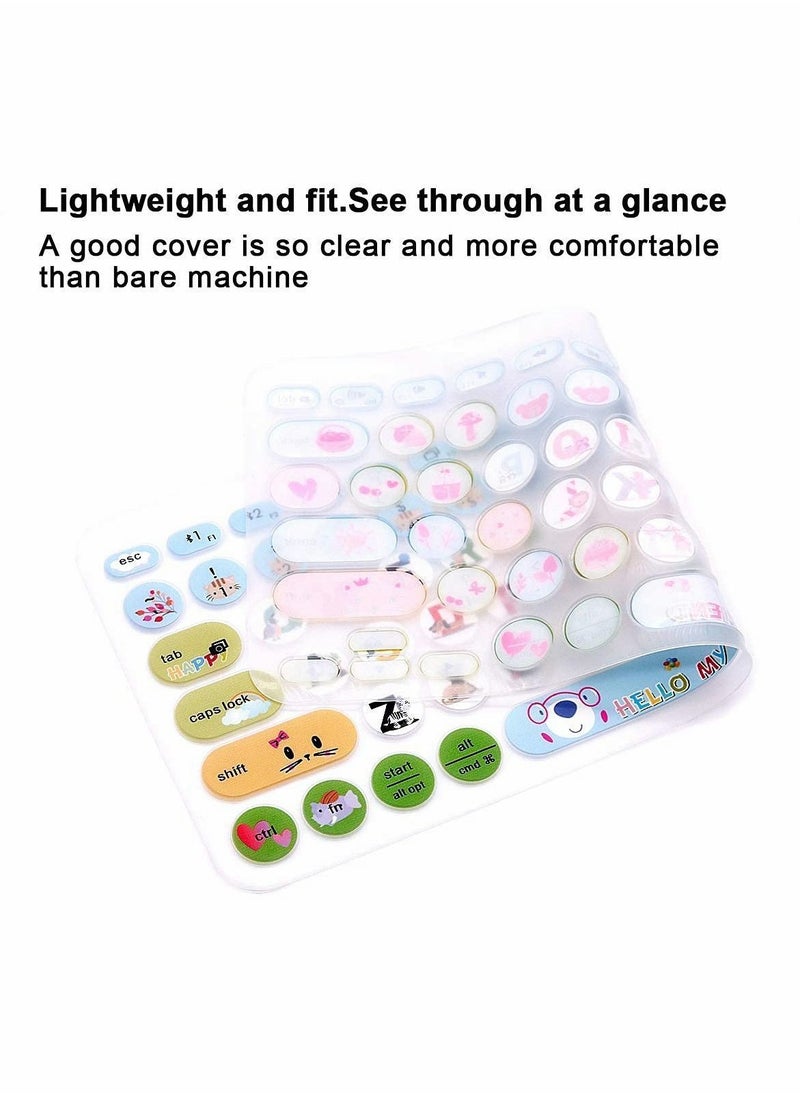 Y&D - Silicone Keyboard Cover For Logitech K380 Film Original Full Coverage Silent Protector - Image 1