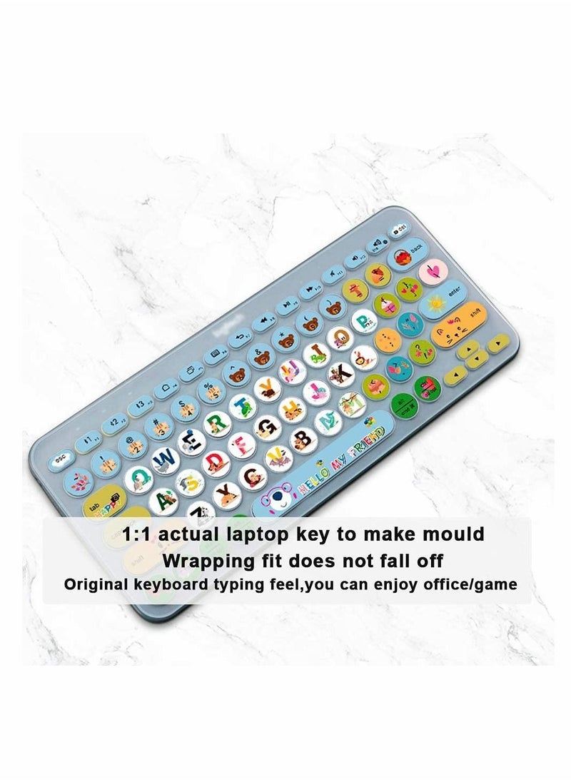 Y&D - Silicone Keyboard Cover For Logitech K380 Film Original Full Coverage Silent Protector - Image 1