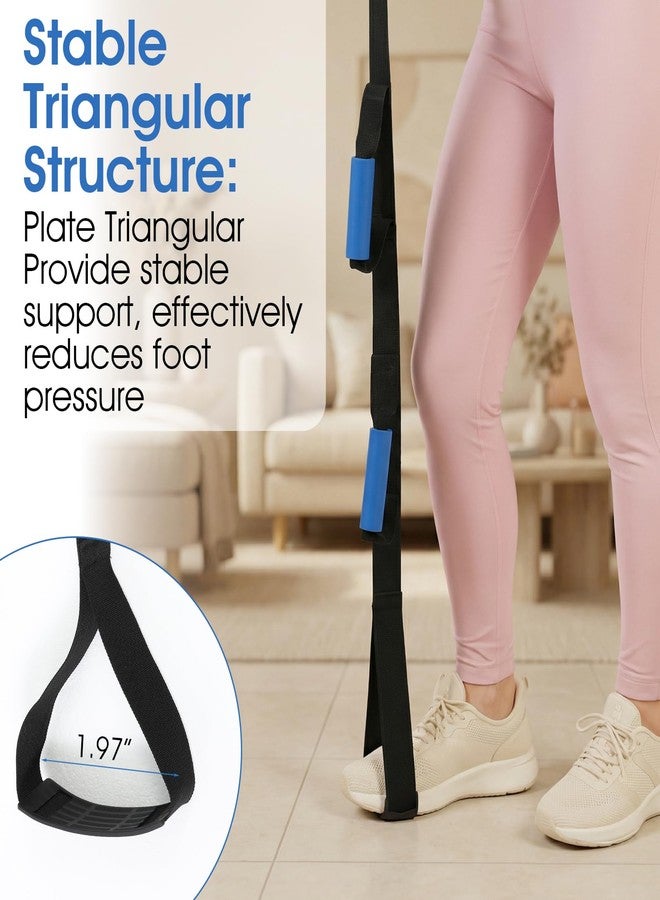 Thrymme Leg Lifter for After Knee Surgery, 41 Inch Leg Puller Strap with Soft Hand Grips & Foot Loop, Mobility Aid for Hip Knee Recovery, Get in and Out of beds, Cars and wheelchairs - Image 2